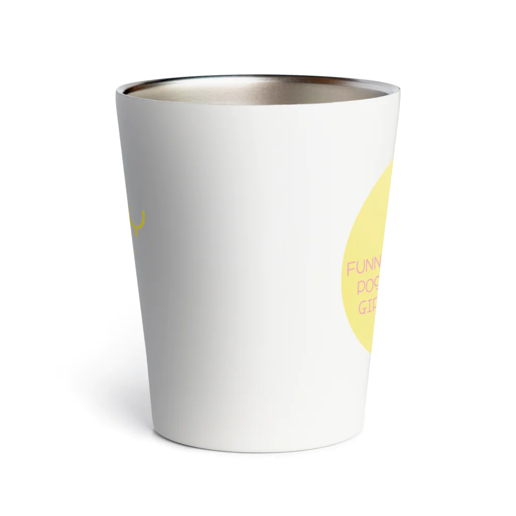 Y-C-PRINT-S-SHOPのポージング・ガール・タンブラー Thermo Tumbler