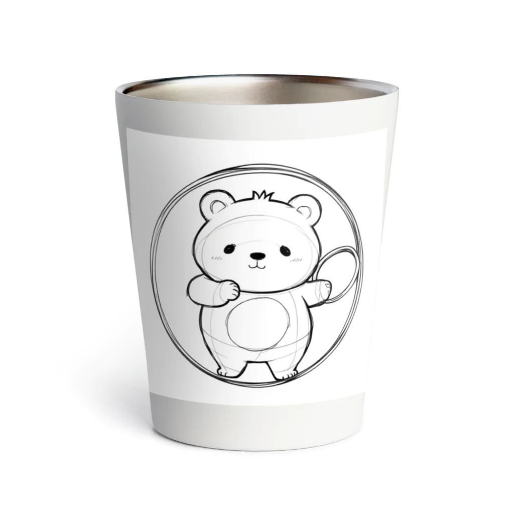 ganeshaのかわいいクマ Thermo Tumbler