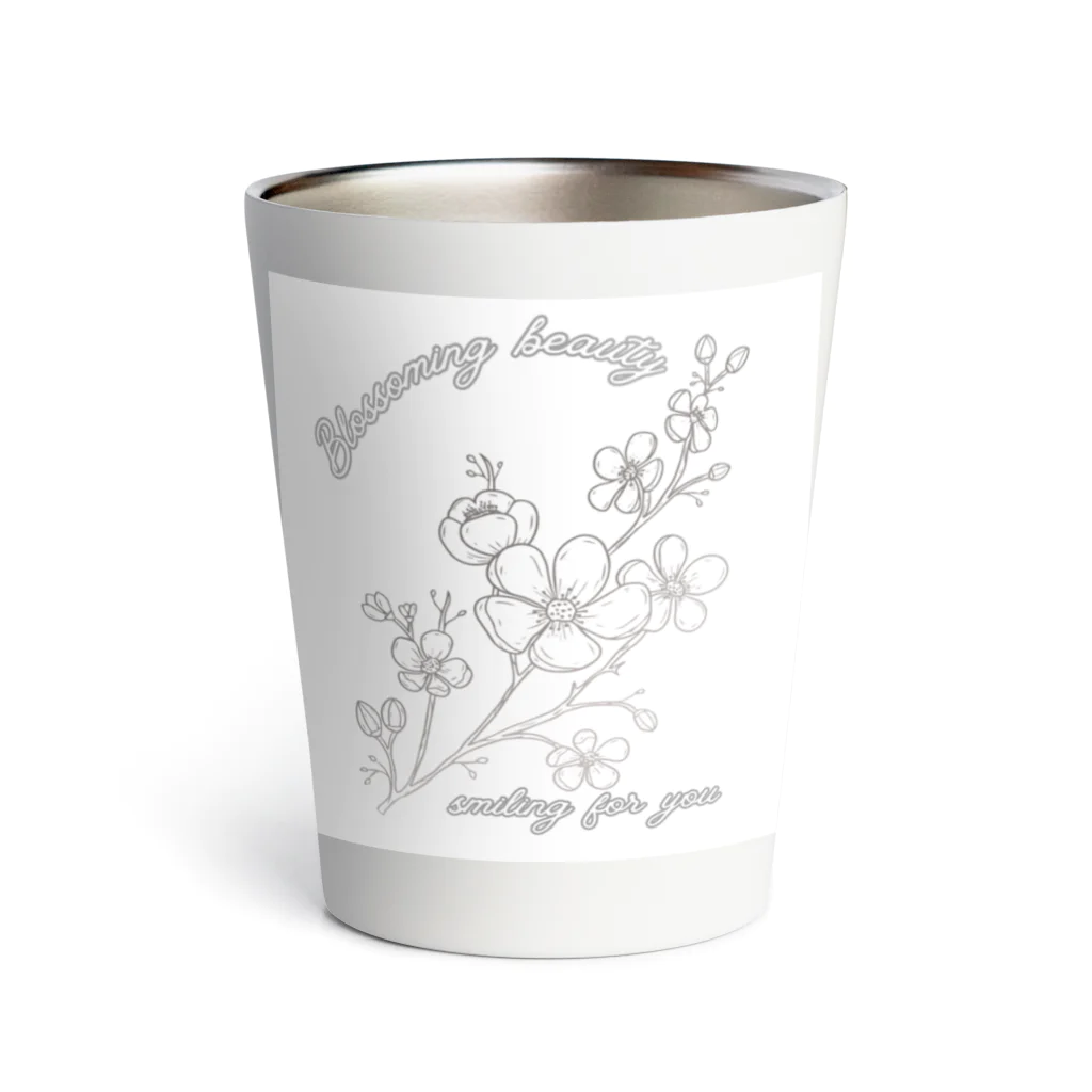 Kotoha-shopの桜の花言葉 Thermo Tumbler