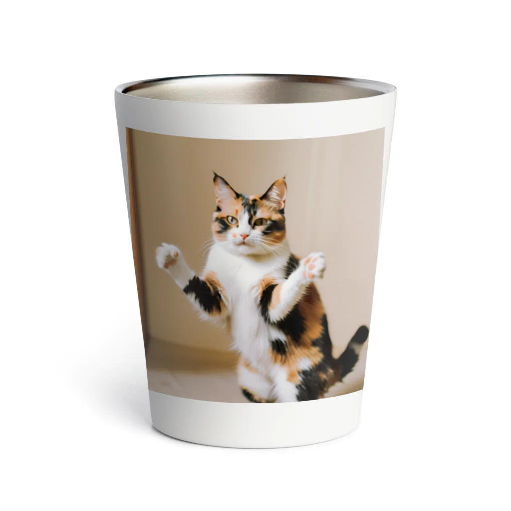 shadowshadowの三毛猫 Thermo Tumbler