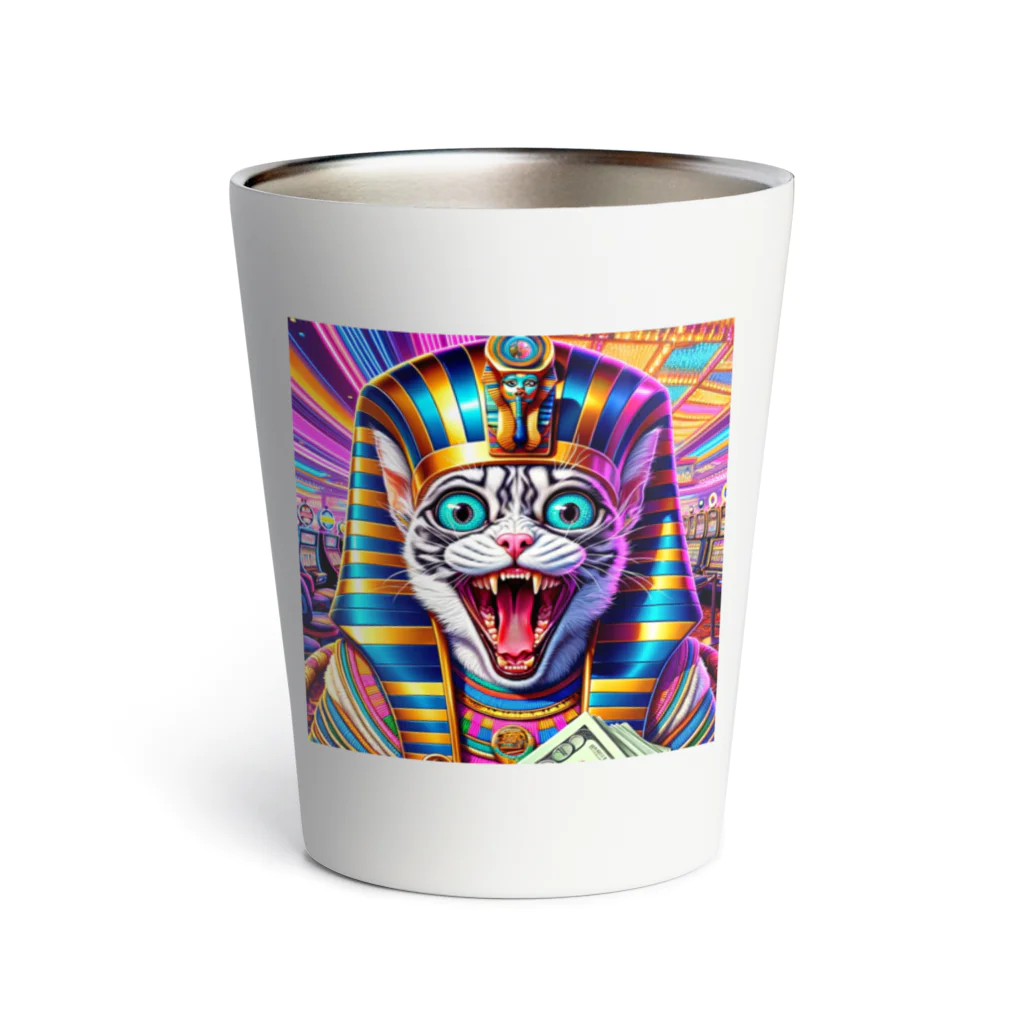 funny-itemsの一攫千金猫 Thermo Tumbler