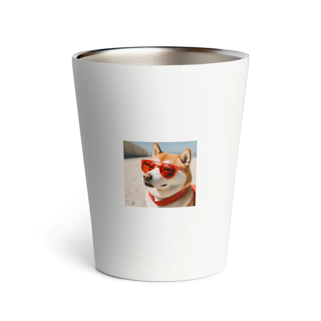 naftethの柴犬のとらさん Thermo Tumbler