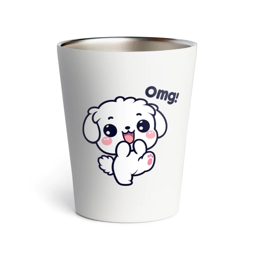 OMG DOG 【オーマイガ ドッグ】のOMG-DOG マルチーズのまるる Thermo Tumbler