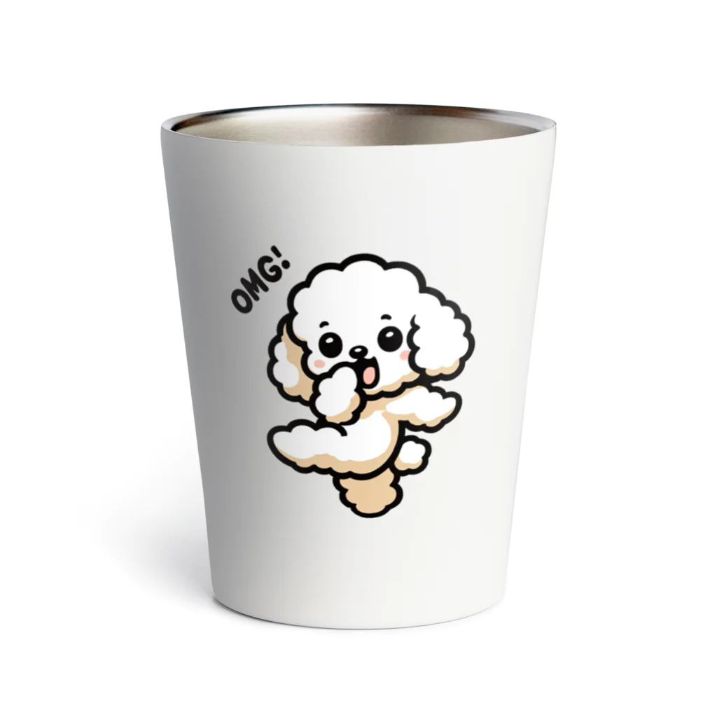 OMG DOG 【オーマイガ ドッグ】のOMG DOG オーマイガ！トイプードルのぷぷる Thermo Tumbler