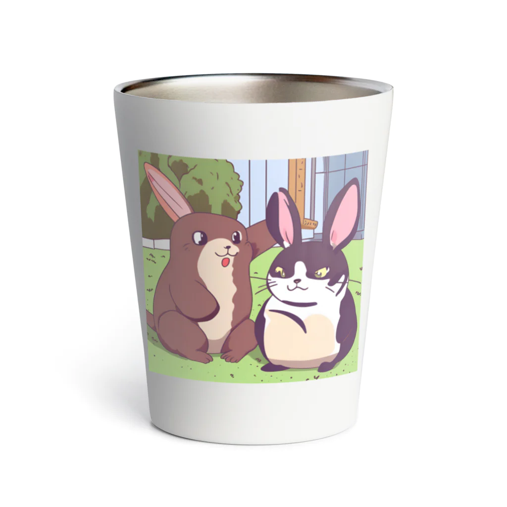 WhimsyWaresのうさぎ Thermo Tumbler