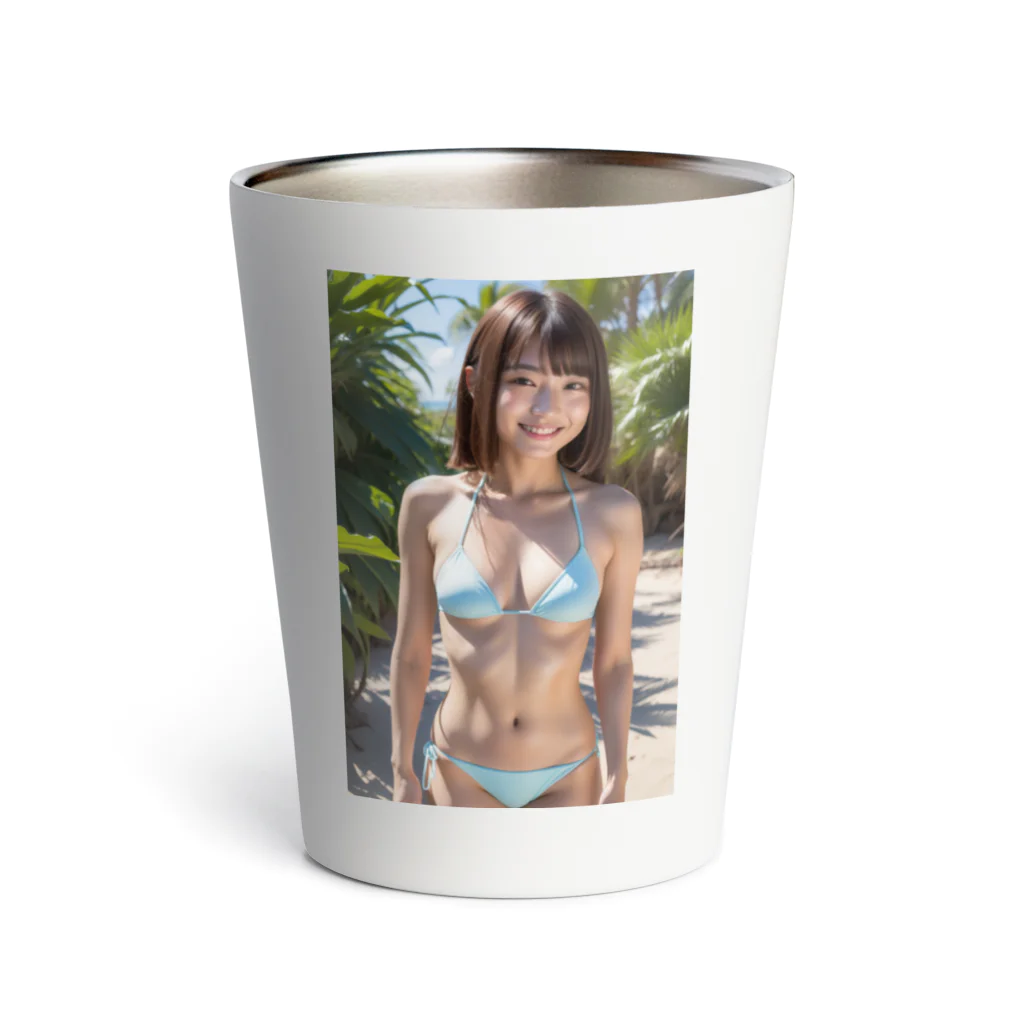 AIグラビア写真集の水着美女 Thermo Tumbler