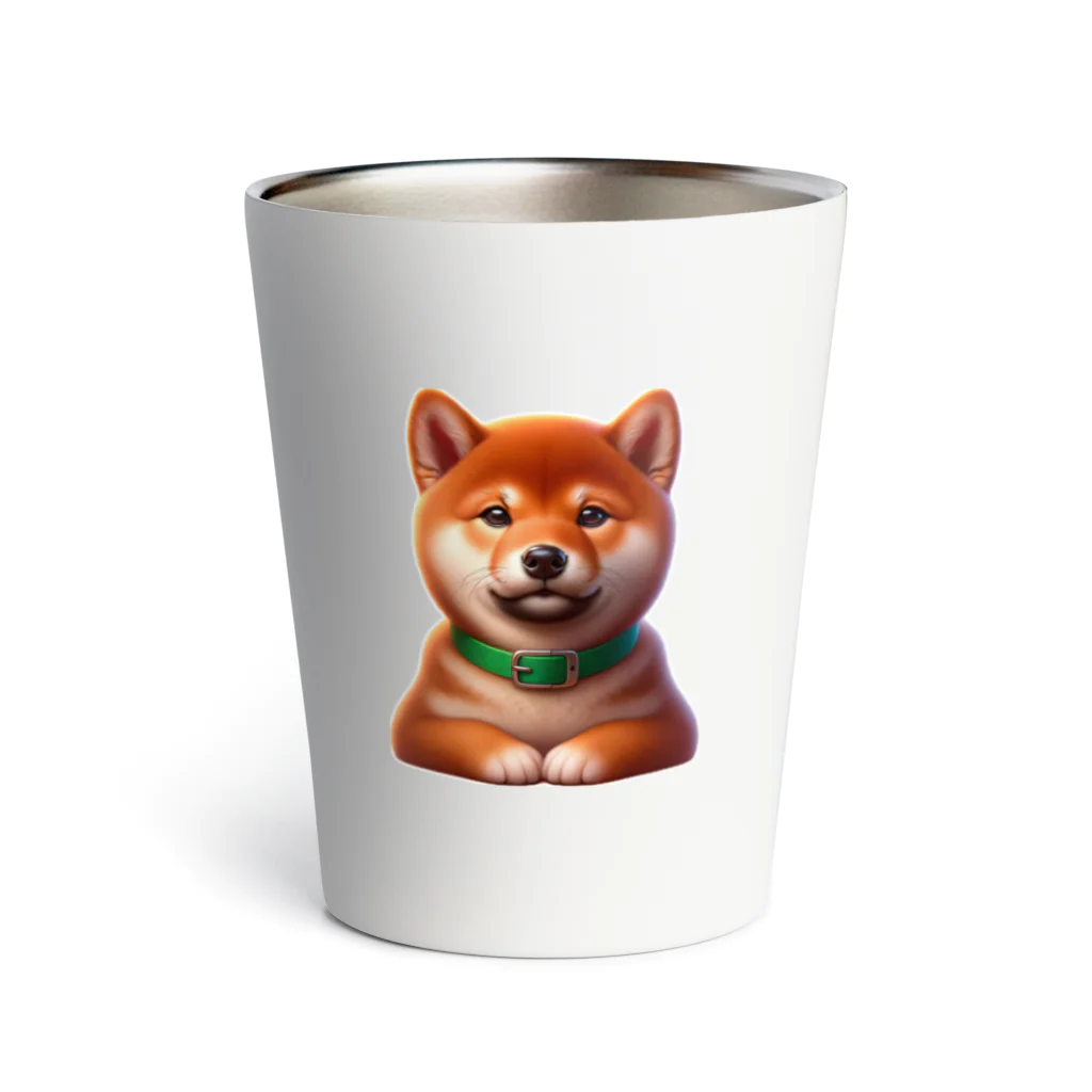 柴楽のフレンドリーな柴犬 Thermo Tumbler