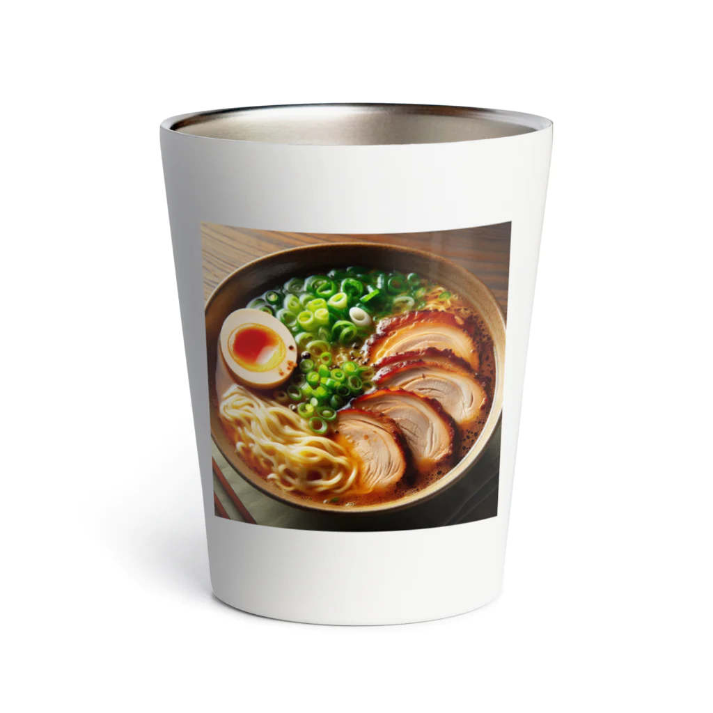 ザキ山の集え。ラーメン好きによるラーメングッズ Thermo Tumbler