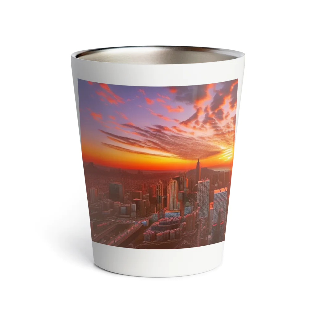 Rパンダ屋の「都会風景」グッズ Thermo Tumbler