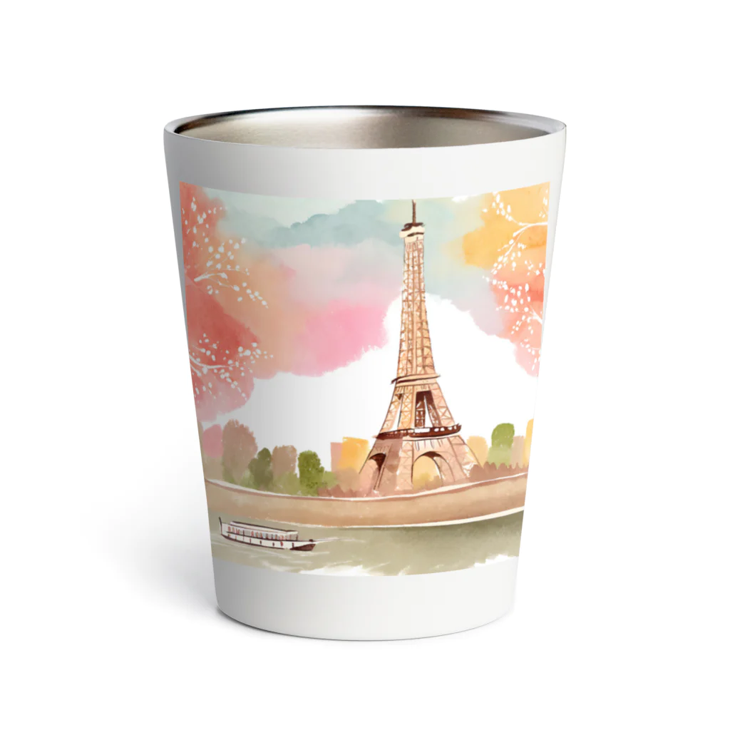 tyu-ripuのparis spring Thermo Tumbler