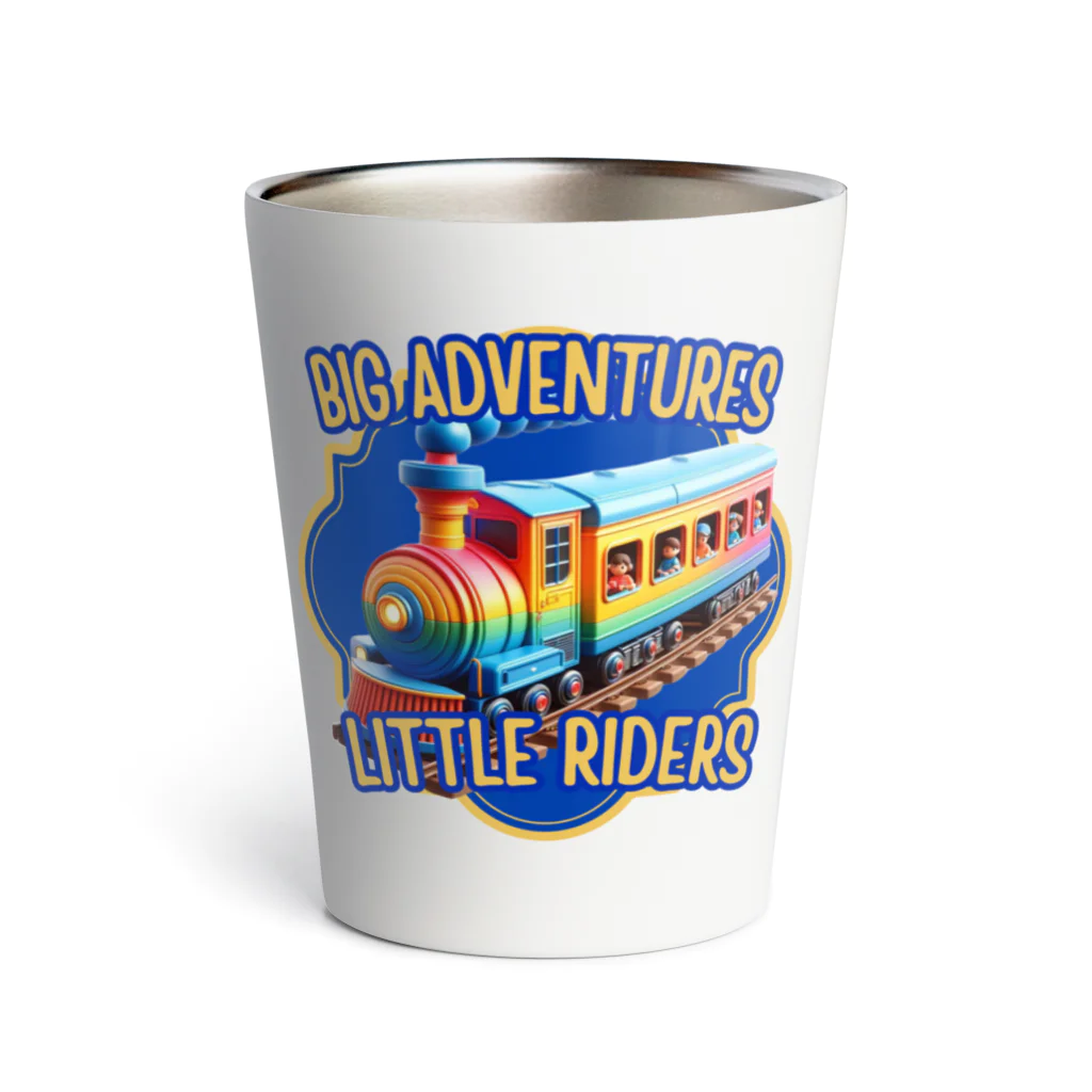 ENJOY NOW STOREのBig Adventures, Little Riders サーモタンブラー