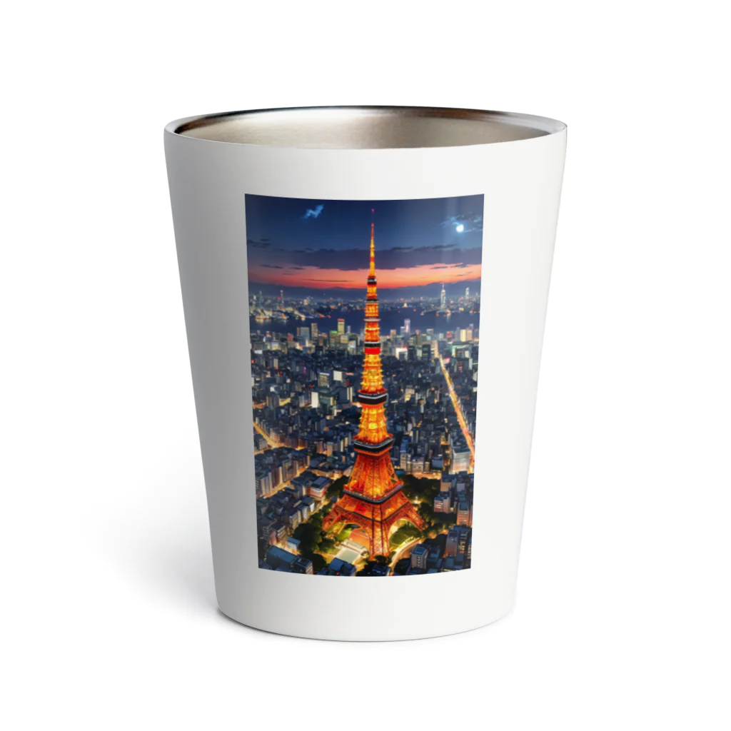 デザイン学科卒のTokyo Tower　東京タワー Thermo Tumbler