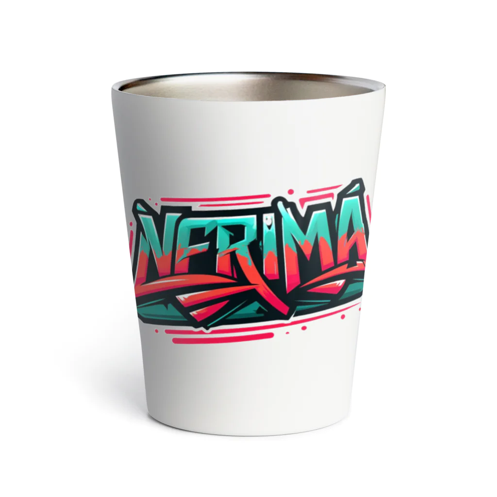 ore-journalのHipHopのグラフィティのロゴ「NERIMA(練馬)」 Thermo Tumbler