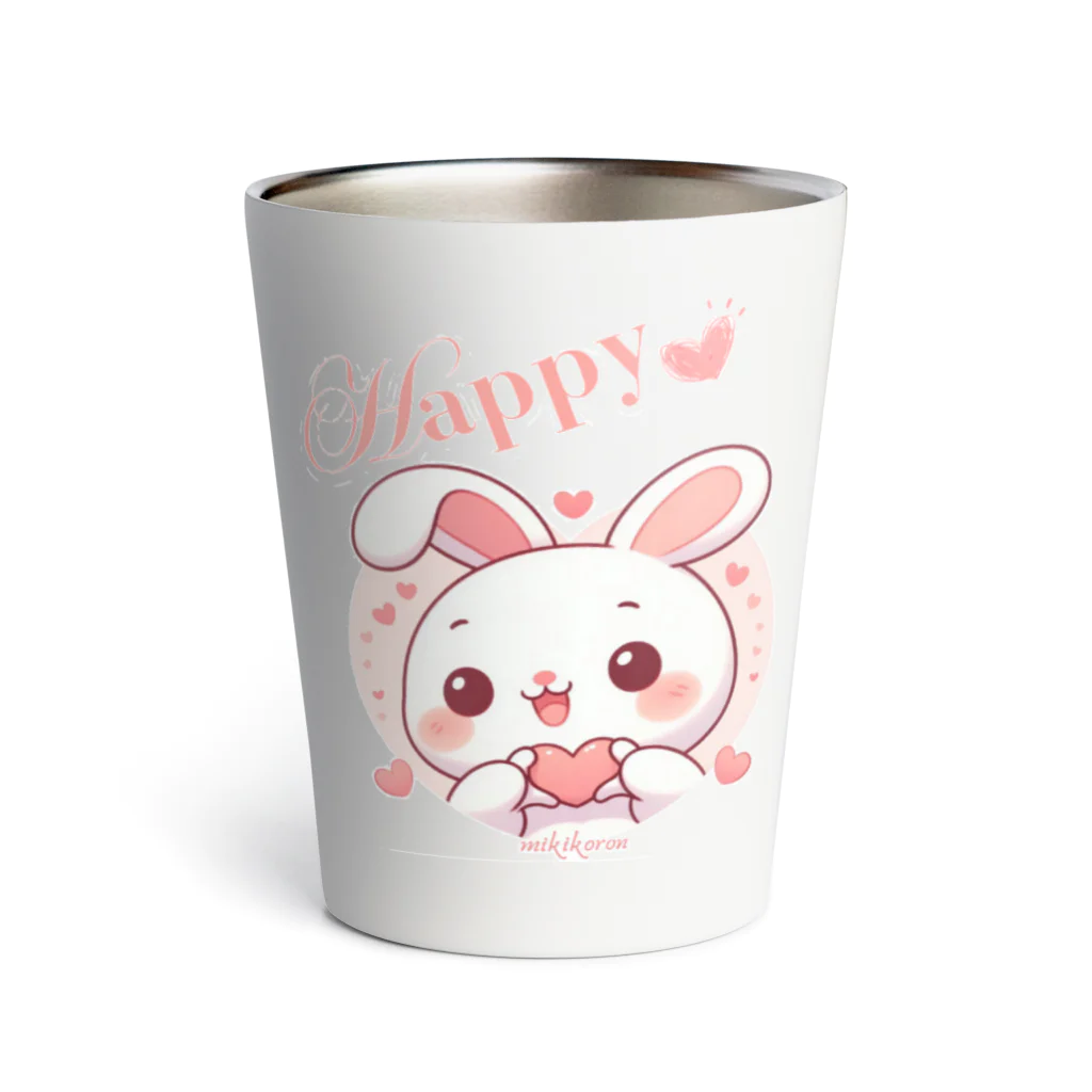 みきころん♡の幸せを呼ぶうさぎ💖 Thermo Tumbler