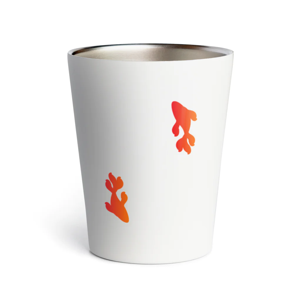 shop_hightonaammiの二匹のきんぎょ[朱色] Thermo Tumbler