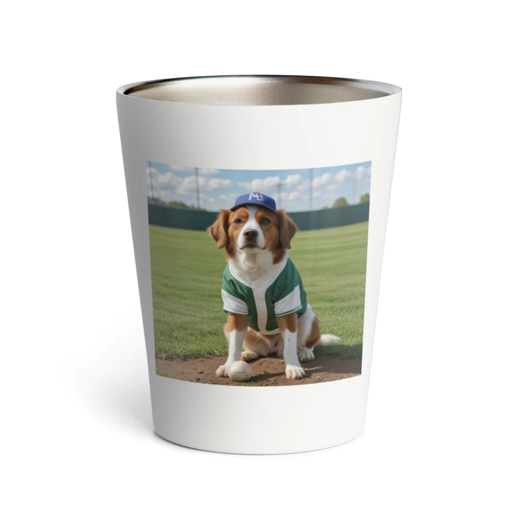 ぽめさくの犬野球 Thermo Tumbler