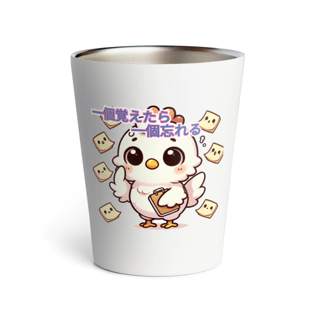 ぽんこつコッコ🐔🐤の3秒コッコちゃん Thermo Tumbler