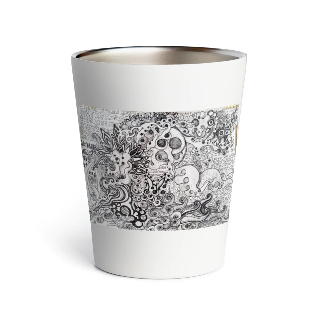 White-Holeのライトランゲージアート Thermo Tumbler