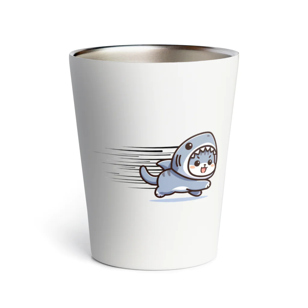 きぐるみあにまるず！のダッシュ着ぐるみネコ Thermo Tumbler