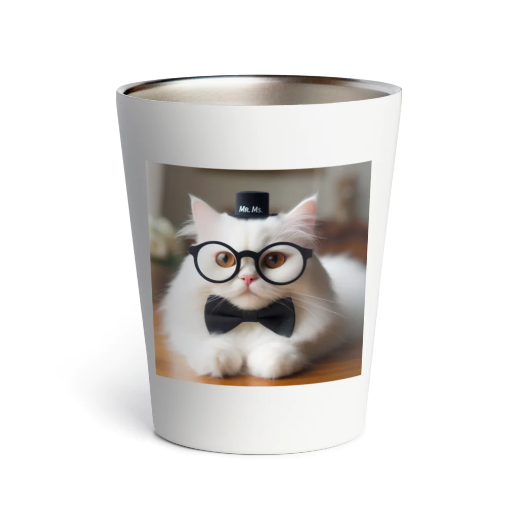 ai-AIの猫教授 Thermo Tumbler