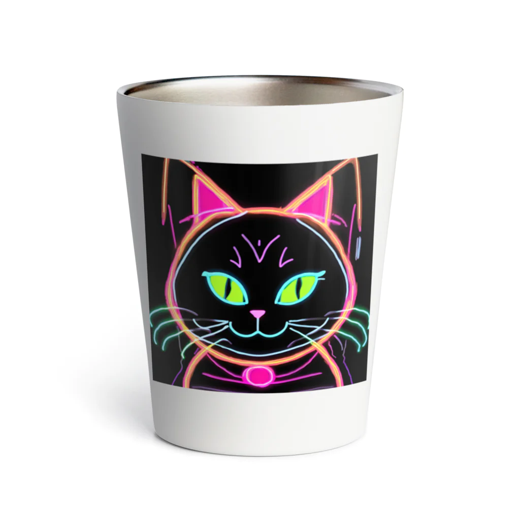 ねこLINEのニャオンカラー Thermo Tumbler