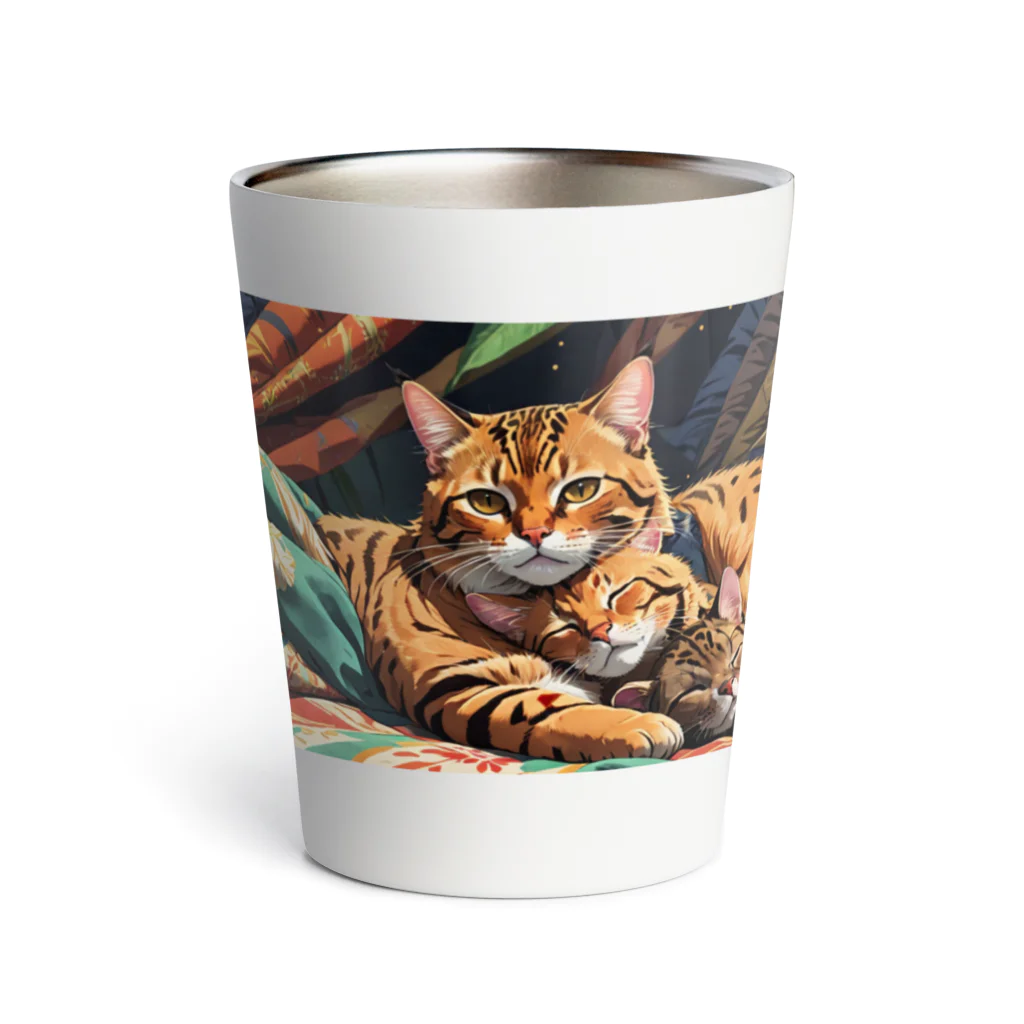 ねむねこのお店のおやすみねこ Thermo Tumbler