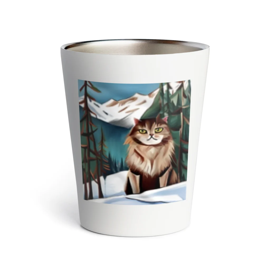 Ppit8のI live in Snow Mountain. Thermo Tumbler