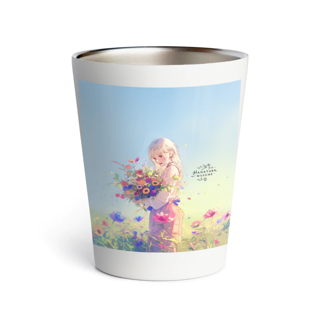 花束娘のMelody of Bouquets and Blue Sky Thermo Tumbler