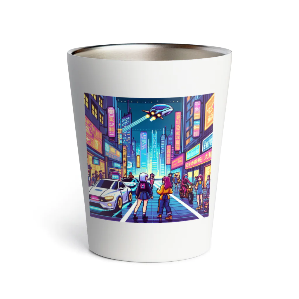 ganosのドット絵ネオン2 Thermo Tumbler