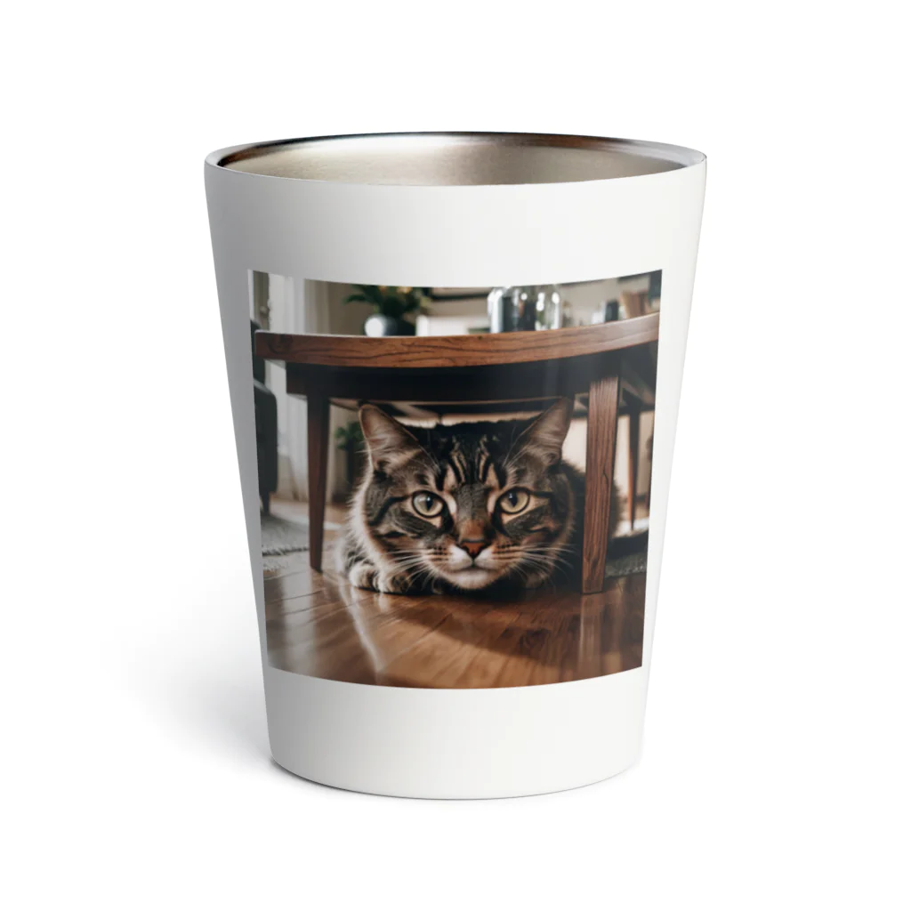 zigerparkの隠れる猫 Thermo Tumbler