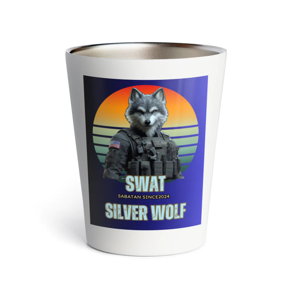 SaBATaNのSWAT シルバーウルフ1 Thermo Tumbler