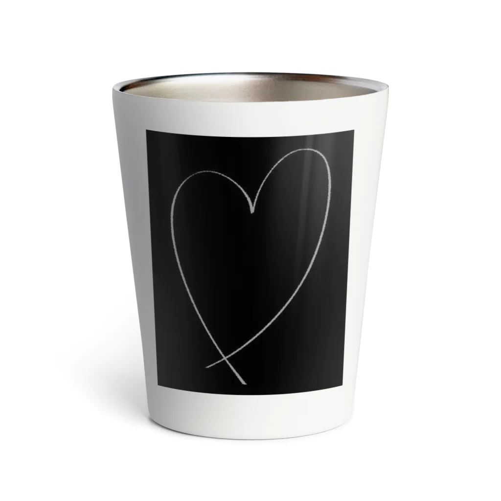 NamusanShopのBlack heart Thermo Tumbler