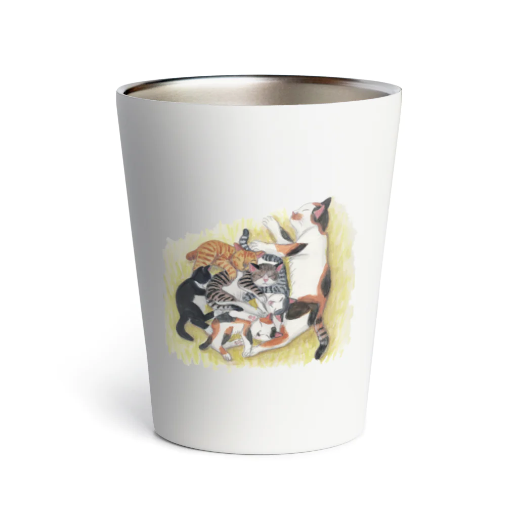 イラストレータ　佐野早津紀グッズの佐野早津紀　猫　XYZ　 Thermo Tumbler