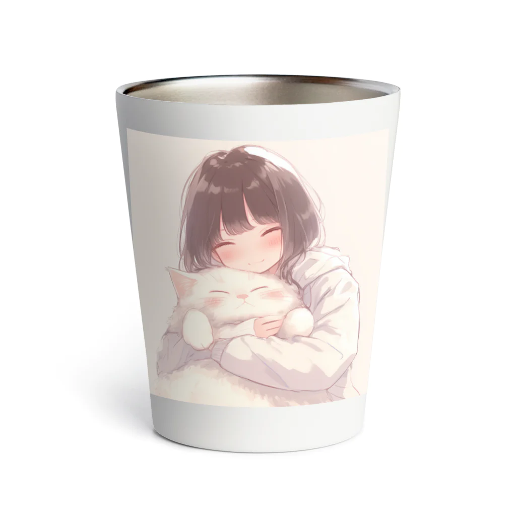 大切な君とのふとい猫 Thermo Tumbler