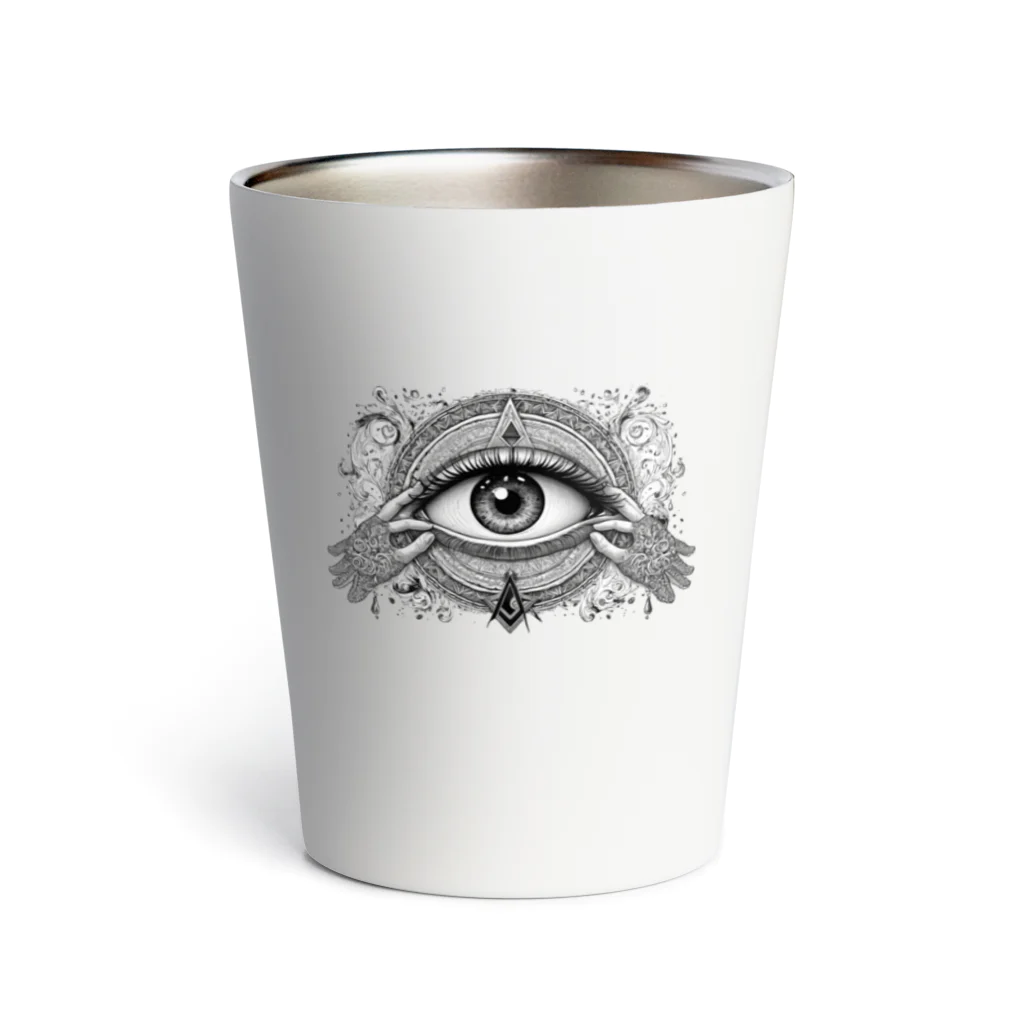 yuu_1204のSacred Geometry Eye Thermo Tumbler