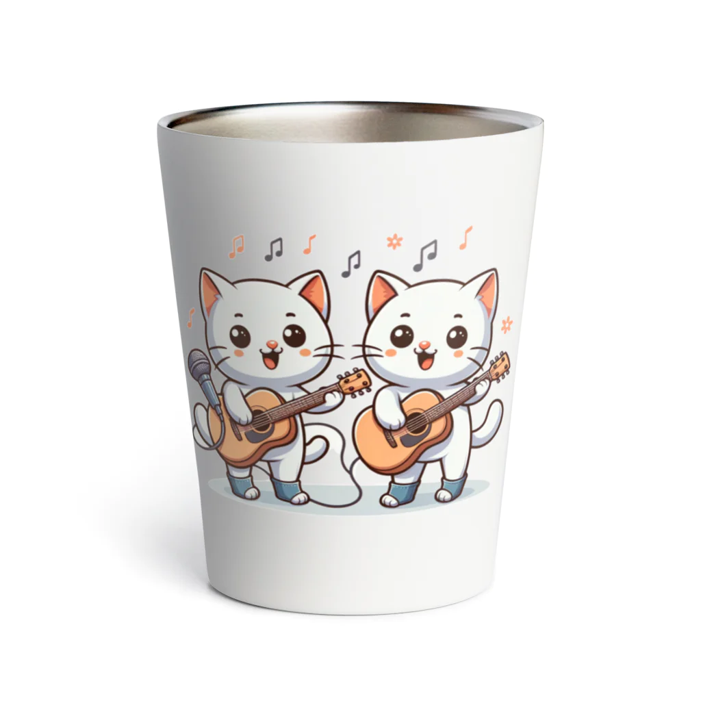 チェリモヤのねこコーラス 12 Thermo Tumbler