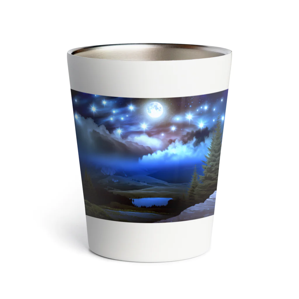 zakki-Rの山の夜景 Thermo Tumbler