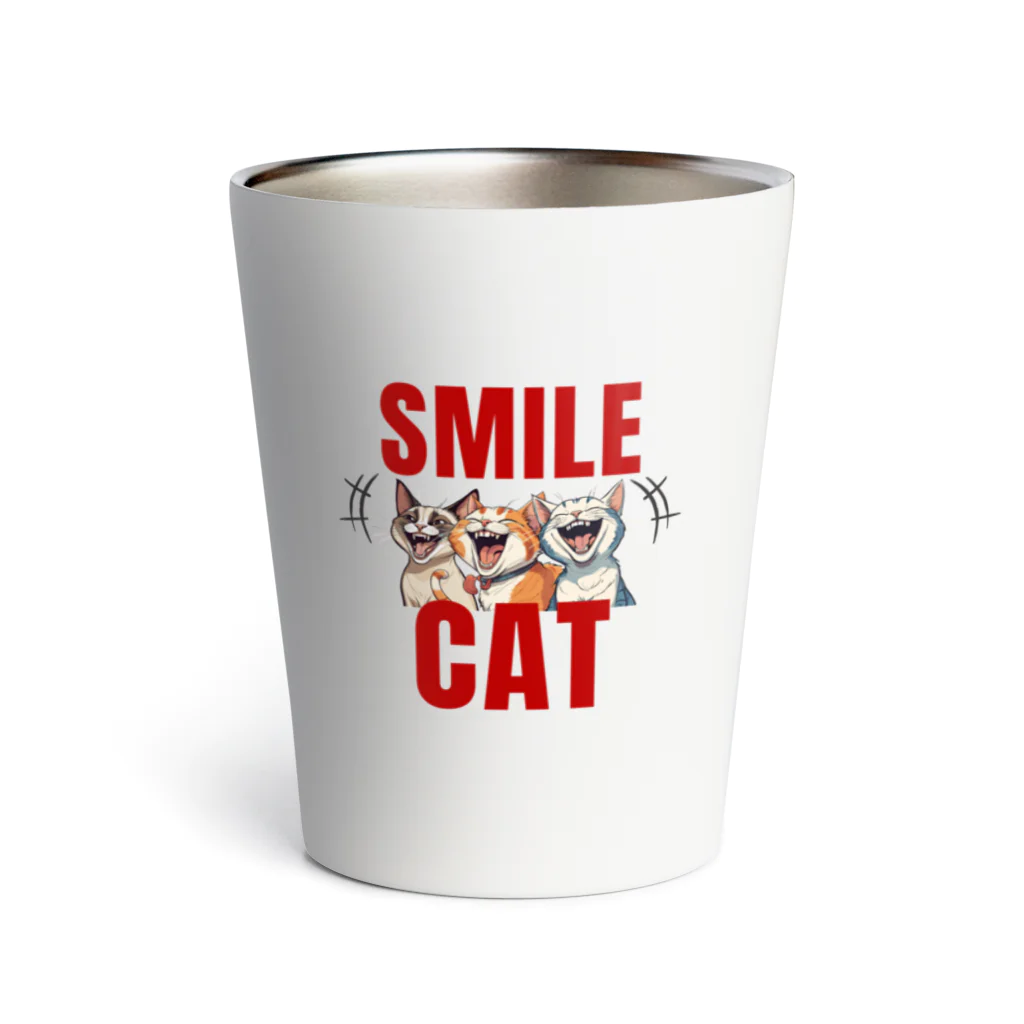 オトバシハウスのSMILE CAT サーモタンブラー