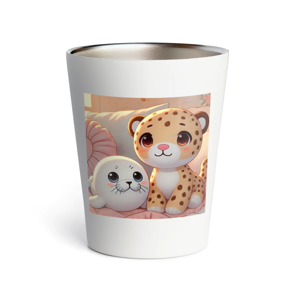 いりちゃんのももちゃんとたまちゃん Thermo Tumbler