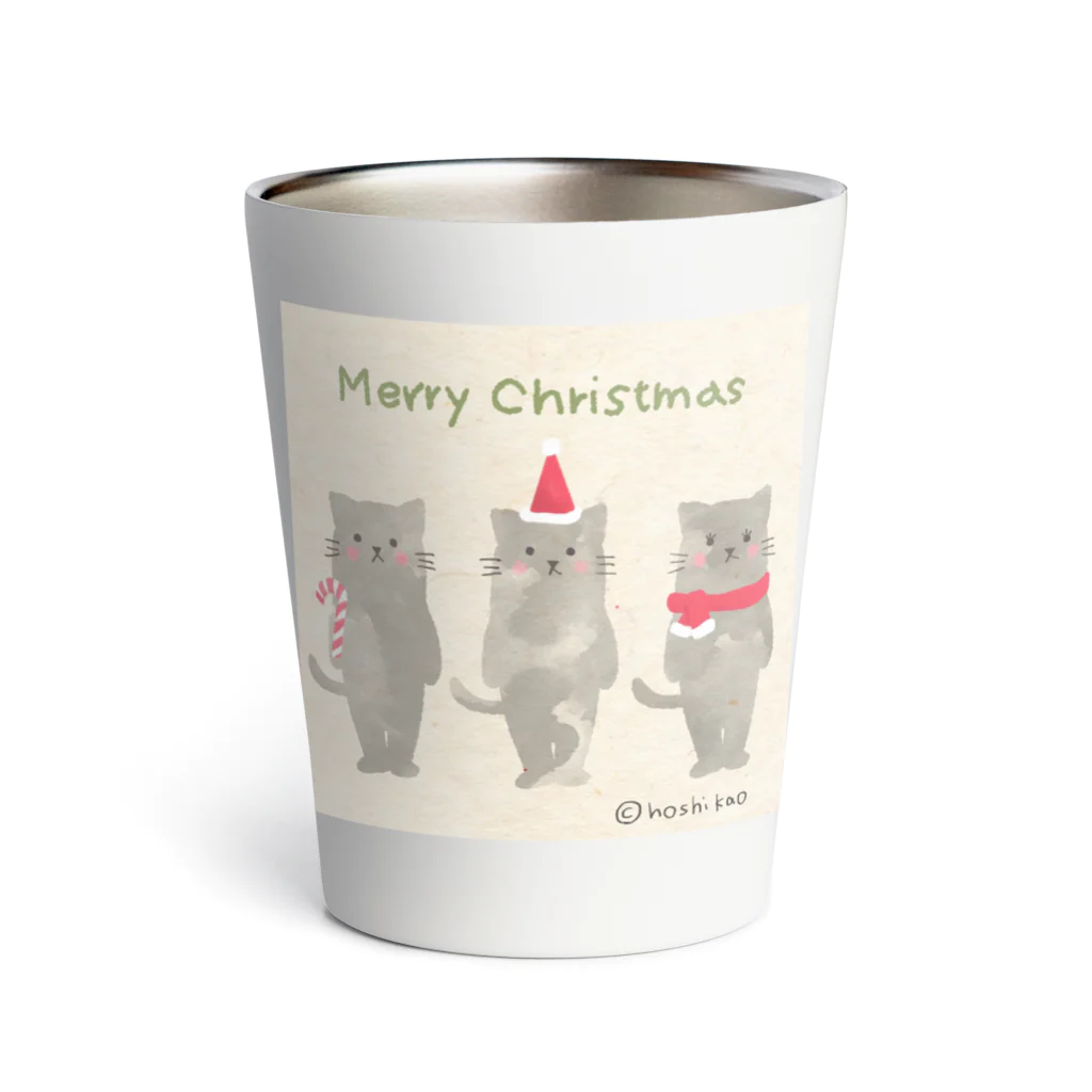 ほしかおのメリクリ３猫 Thermo Tumbler