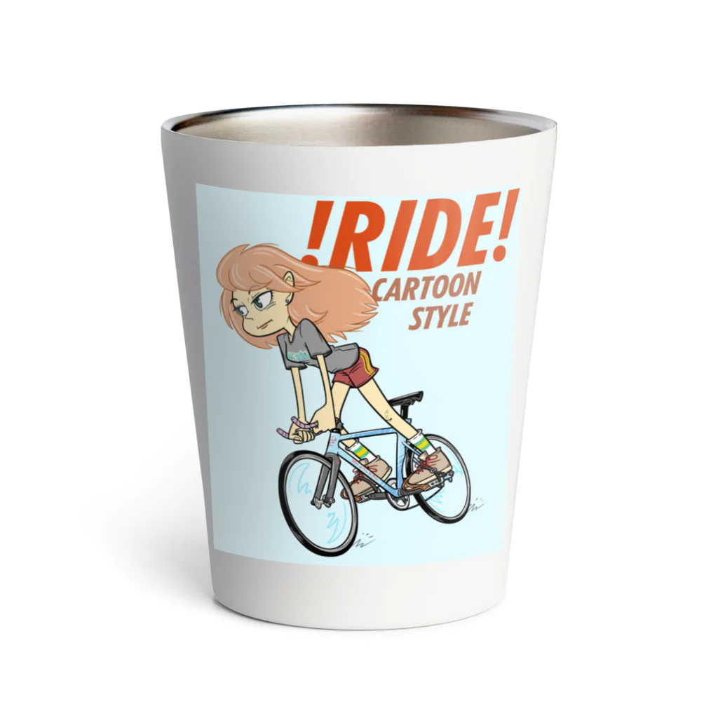 nidan-illustrationの!RIDE! (CARTOON STYLE) Thermo Tumbler