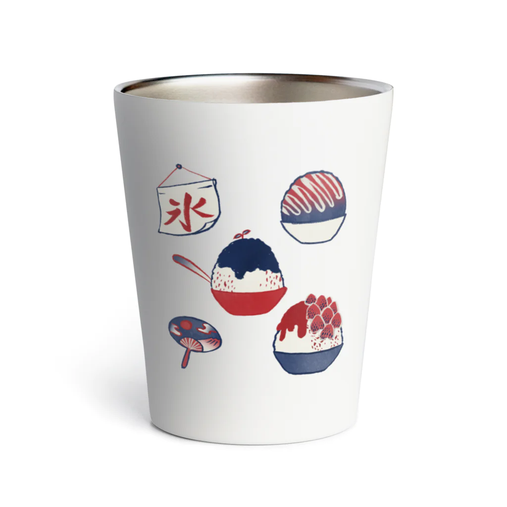 IZANAMI by Akane Yabushitaの【日本レトロ#23】かき氷 Thermo Tumbler