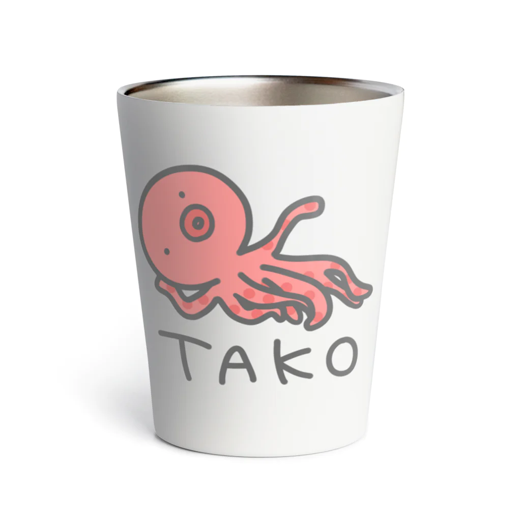 千月らじおのよるにっきのTAKO(色付き) Thermo Tumbler