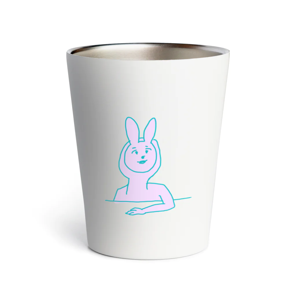 タビーランドのうさぎマスク Thermo Tumbler