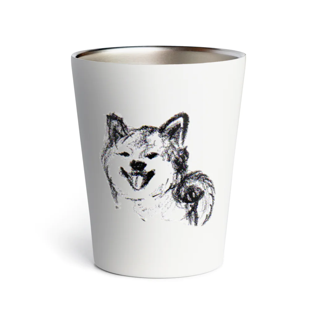 momenkoTWのにっこり日本犬♡ Thermo Tumbler