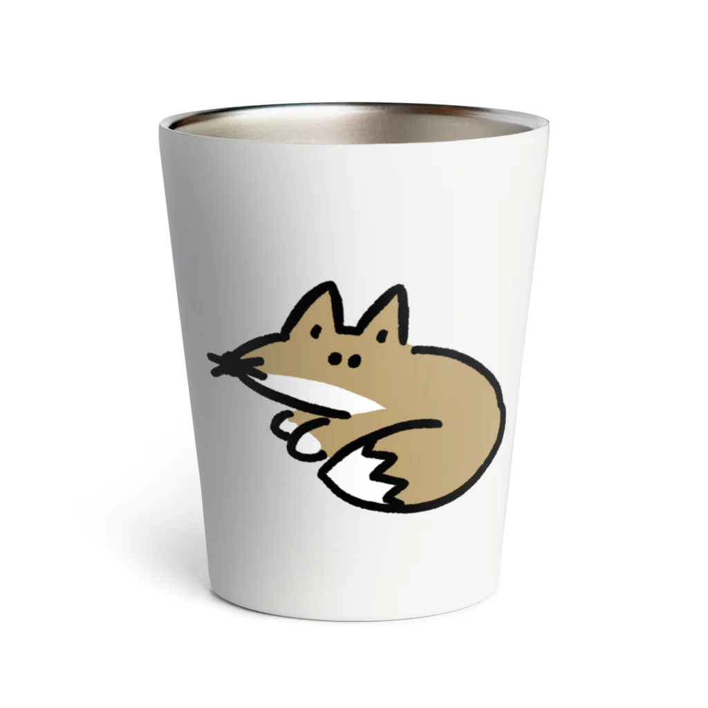 AO_Hiroseのモフいキツネ Thermo Tumbler