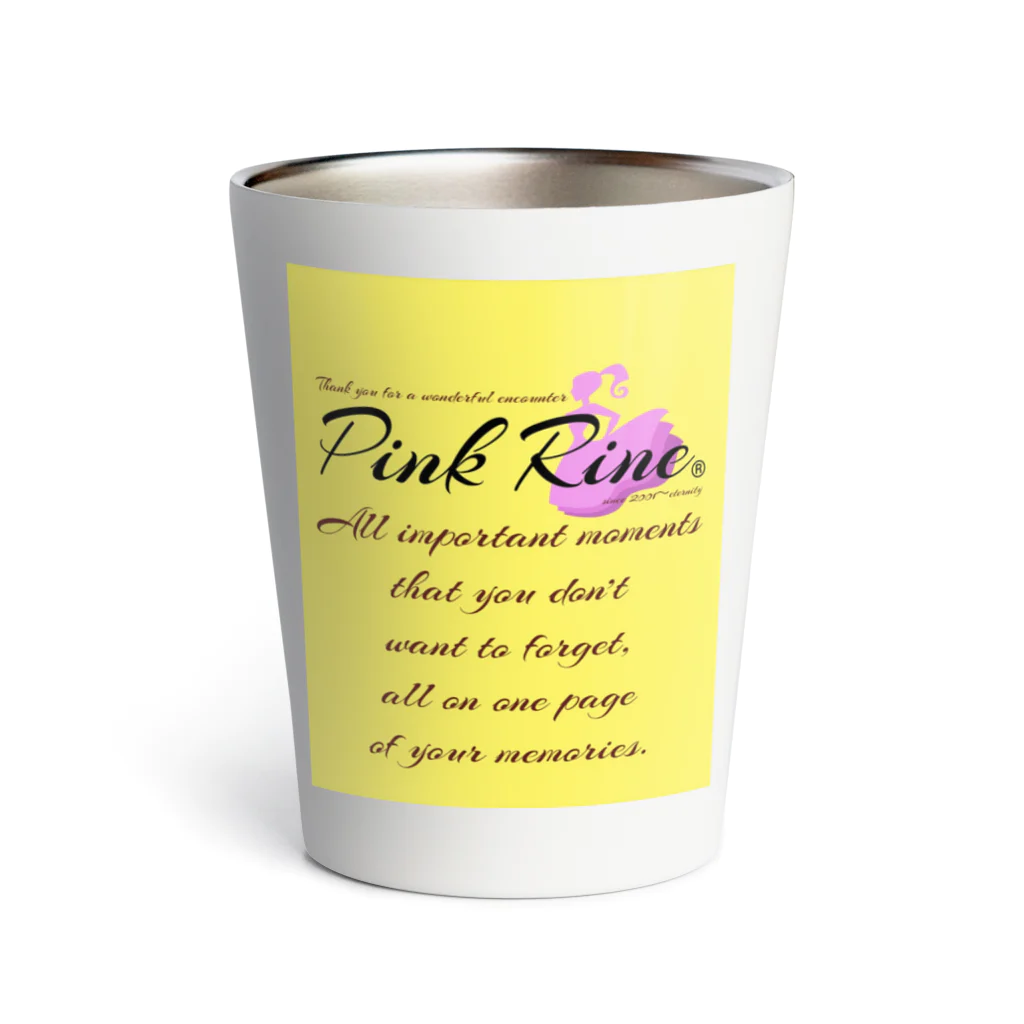 【Pink Rine】の【Pink Rine】オリジナル Thermo Tumbler