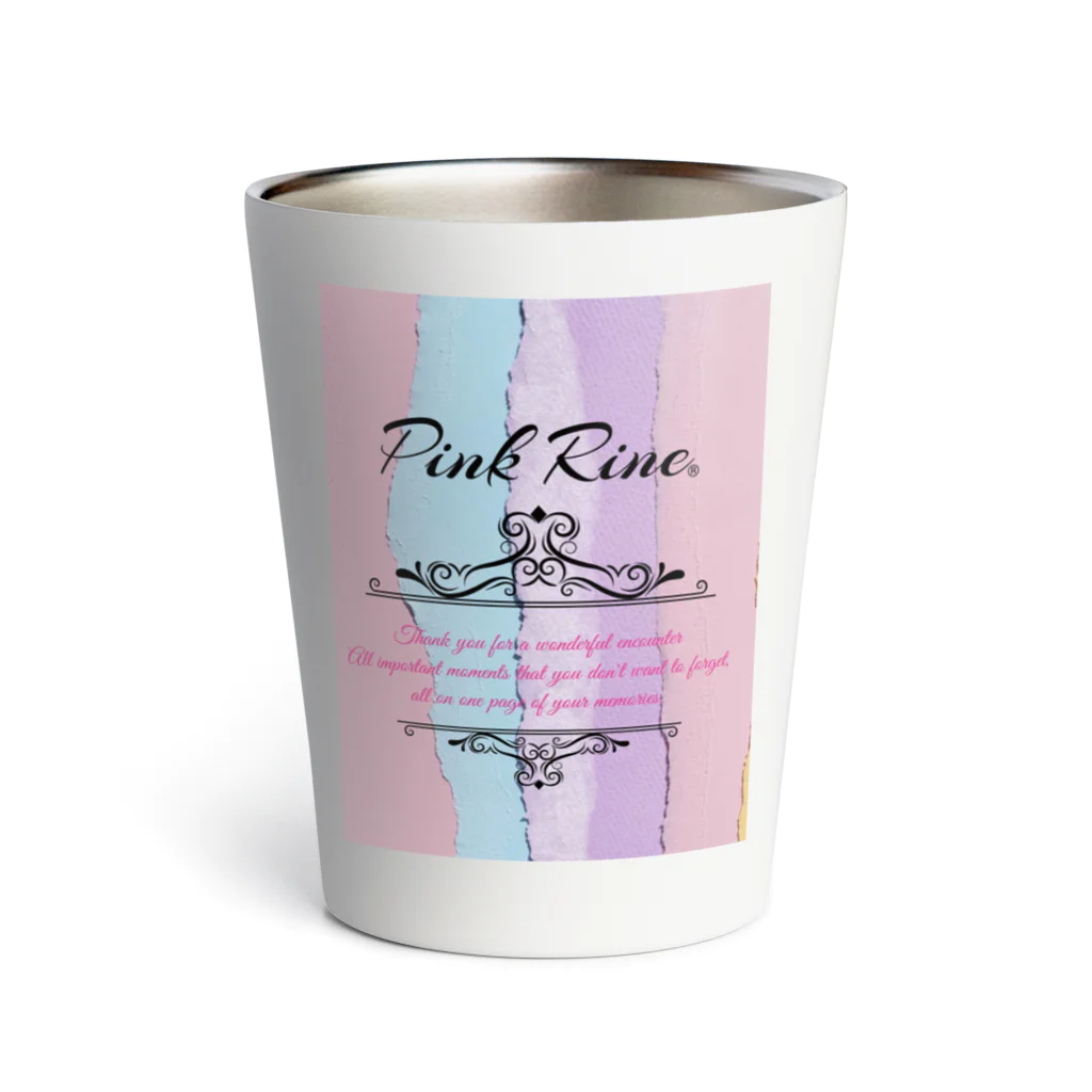 【Pink Rine】の【Pink Rine】オリジナル Thermo Tumbler