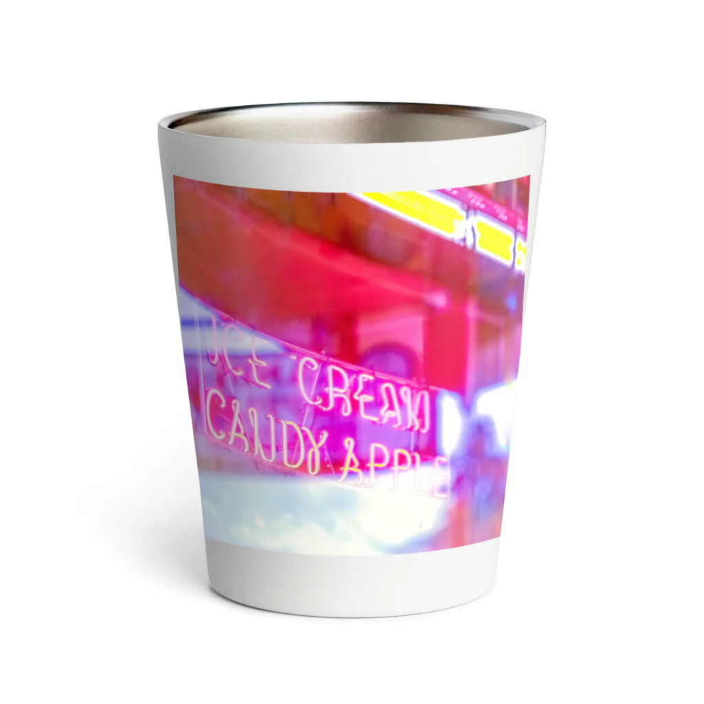 NEON LIGHT STARSのAPPLE NEON マシカク Thermo Tumbler