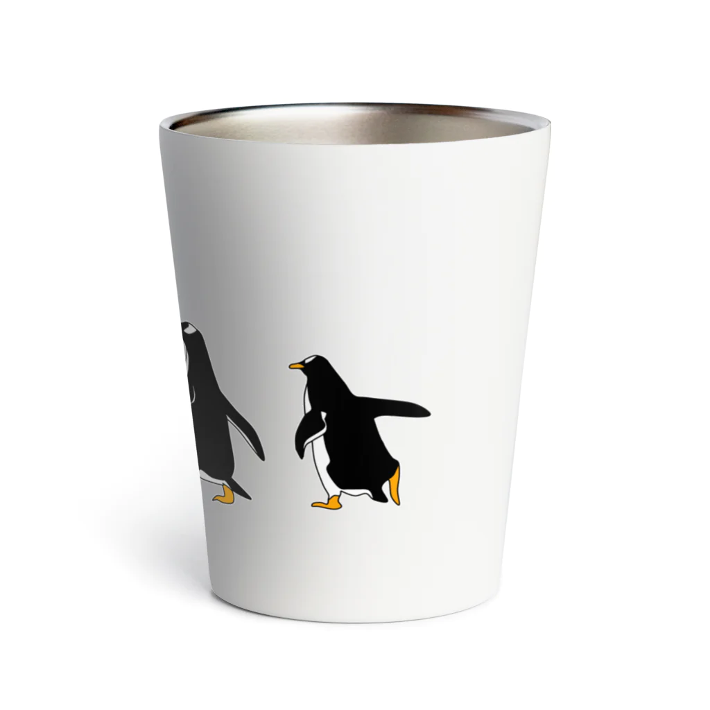 PGcafe-ペンギンカフェ-の急ぐペンギン サーモタンブラー